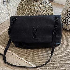 Saint Laurent Classic Black Shoulder Bag